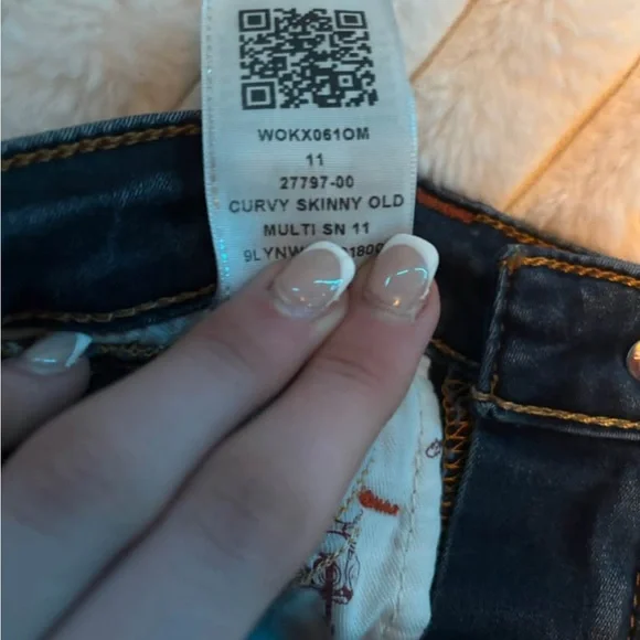 True Religion Dark Blue Skinny Jeans - Picture 3 of 3